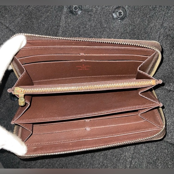 ✅ AUTHENTIC LONG DAMIER ZIP WALLET  LOUIS VUITTON - Picture 2 of 12